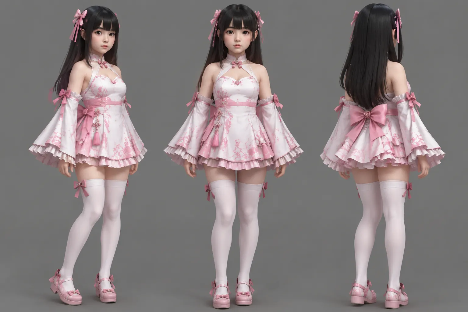 Alternate concept render view for source comparison