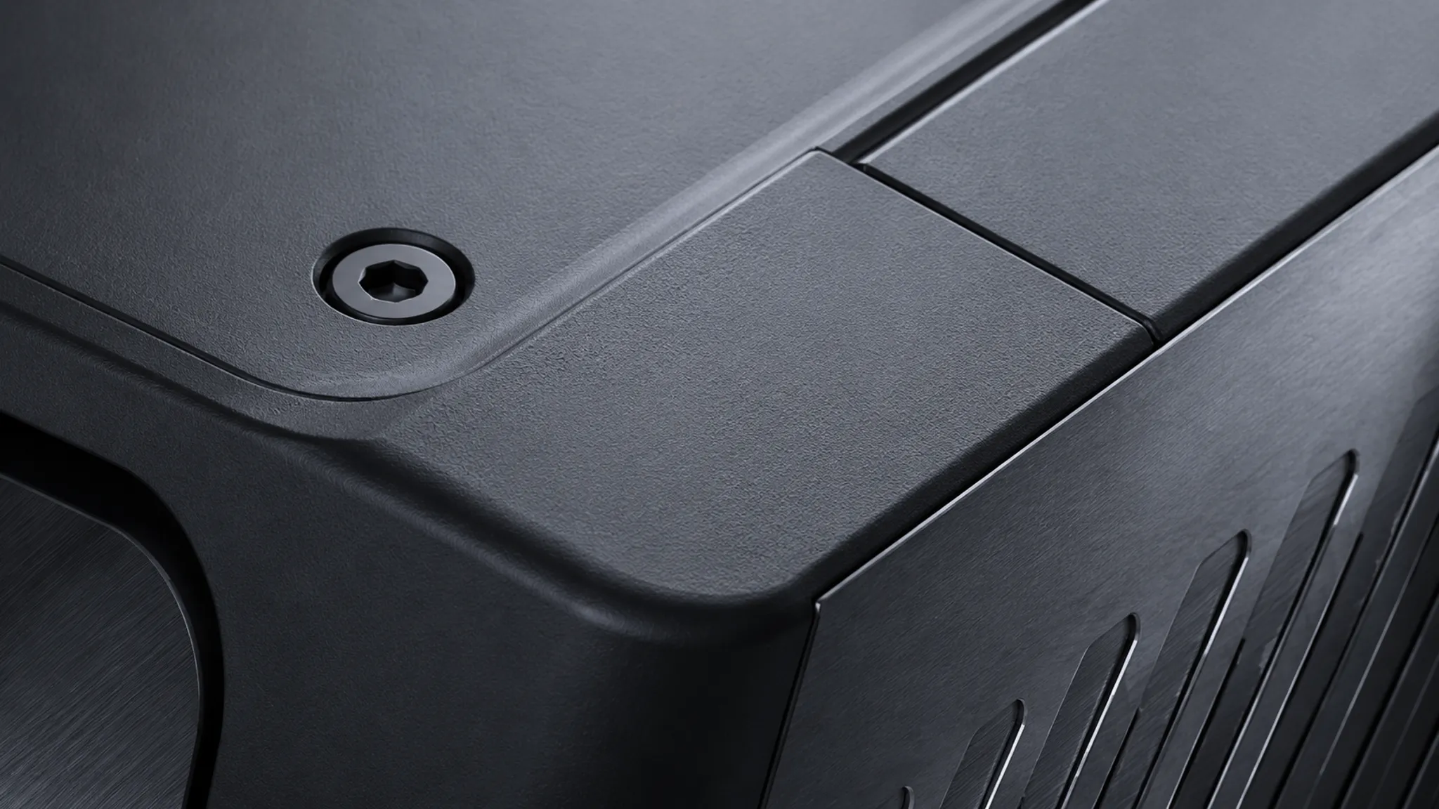 Close concept render study showing surface finish, edge highlights, and material transitions